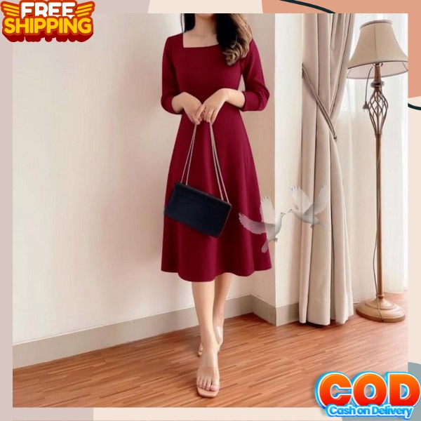 Baju Dress Natalan Murah Dress Natal Wanita Terbaru Deres Natalan Murah Gaun Pesta Natal Kekinian Dr