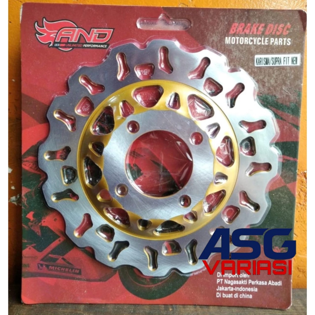 PIRINGAN CAKRAM DEPAN VARIASI MOTOR SUPRA FIT NEW