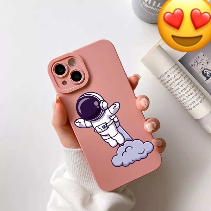 Softcase Motif Astronot CC33 for Xiaomi Redmi A1 A1+ 2022 4A 4X 5A 6A 7 7A 8 9 9A 9i 9C 9T 10 10C 11 11T 12 Note 4 4X 5A 5 7 8 9 10s 11s S2 Poco C40 F3 F4 M3 M4 M5 X3 NFC GT Pocophone 5G Prime Pro