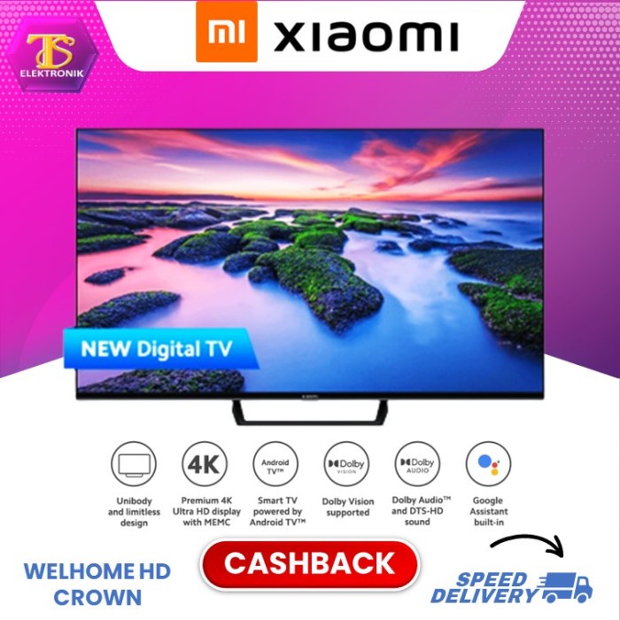 MI TV XIAOMI A2 SMART ANDROID 43 INCH 4K UHD DOLBY DIGITAL DVBT2