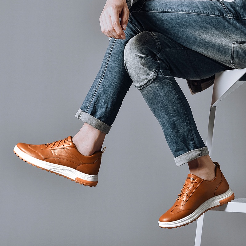 Sepatu Sneakers Formal Pria Kuliah Kerja Fashion Casual Mamojo Store SHOGUN