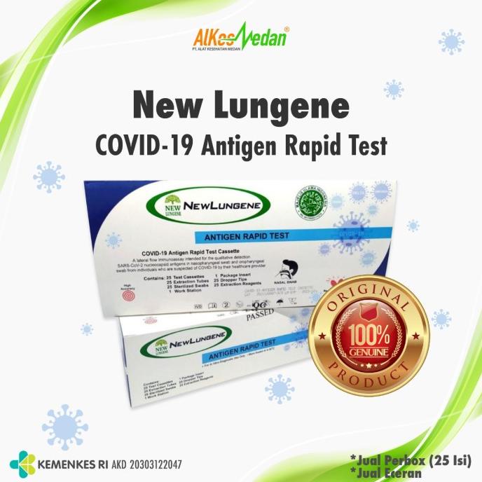 NEWLUNGENE ANTIGEN SWAB PER BOX DETEKSI OMICRON NEW LUNGENE CLUNGENE
