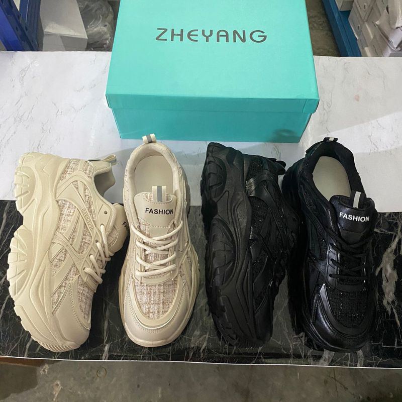 DDS20092 Sepatu Sneakers Wanita Fashion Import BNY Sneakers Robo Ready Jakarta Bisa COD (With Box)