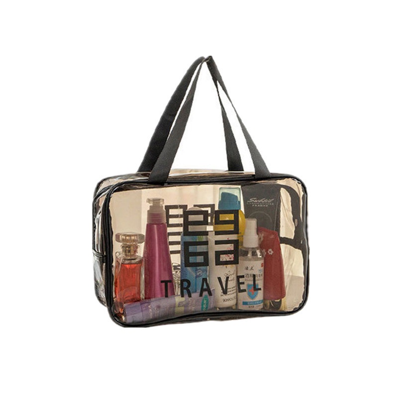 MAANGE PVC Tas Make Up Kosmetik Organizer Travel Pouch Tas Kosmetik Transparan Tas Cuci 0311