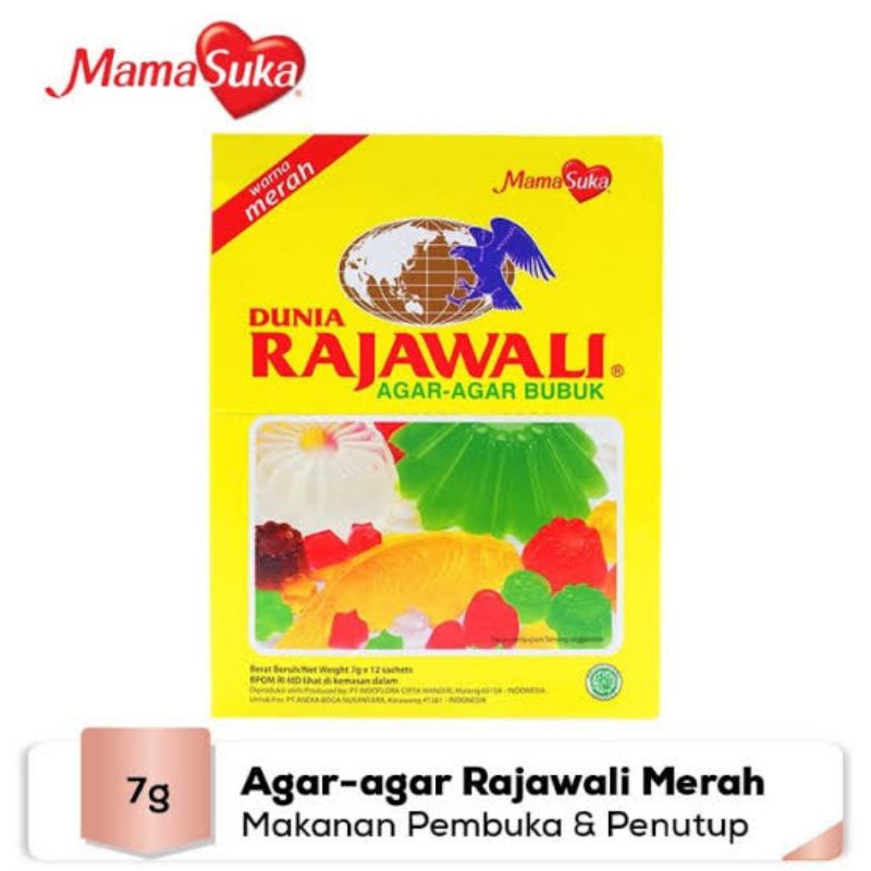 

Agar-agar Dunia Rajawali MamaSuka (Merah 1pcs)