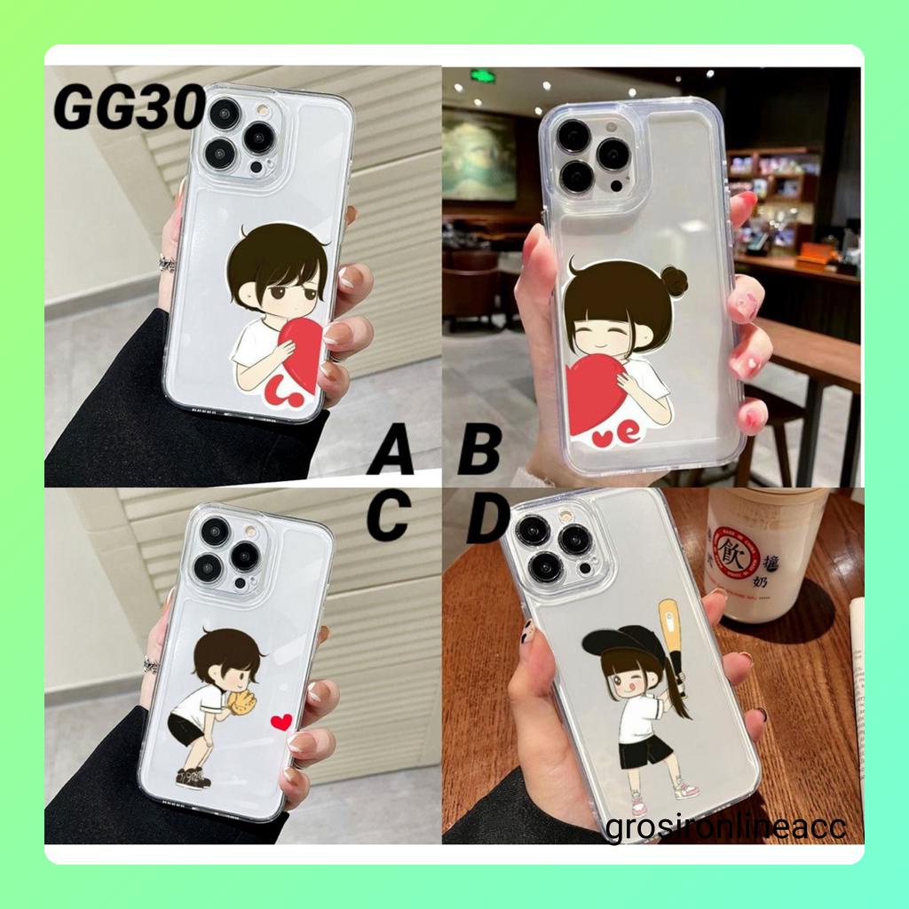 Casing Soft GG30 for Infinix Hot 10 10s Play 11 12 Play 12i 20i Smart 5 6 6+ Iphone 6 6s 6+ 6s+ 7 8 7+ 8+ X Xs Max Xr 11 12 13 Pro Max 14 14+ Plus