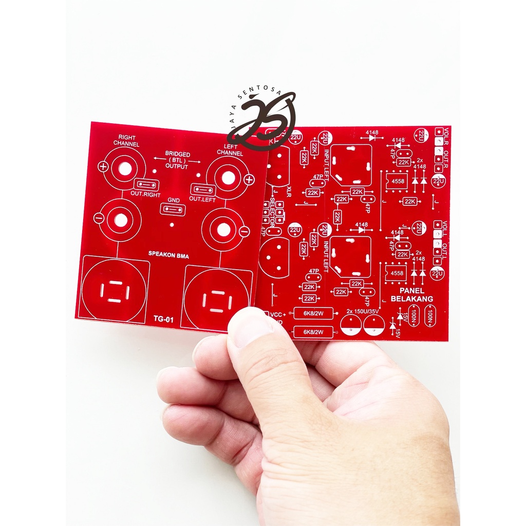 PCB INPUT BALANCE CA SERIES CA10 CA20 CA30 PANEL BELAKANG PANEL CA SERIES