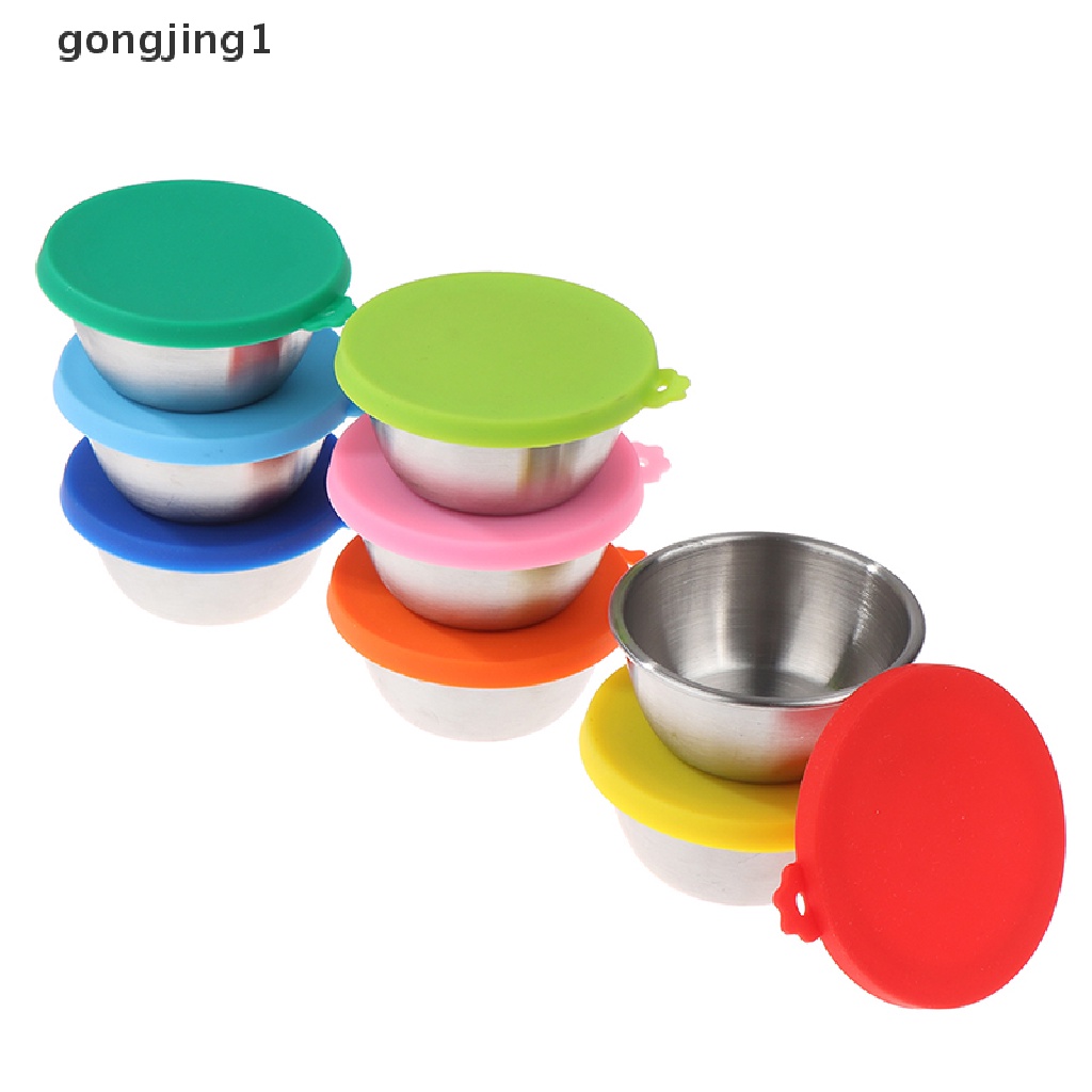 Ggg 50mL Wadah Bumbu Salad Dengan Tutup Anti Bocor Dipping Sauce Cups ID