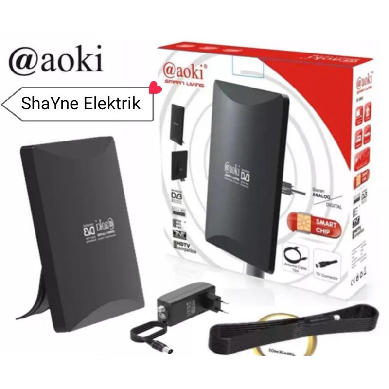 Antena Tv Digital Aoki AT-3000 Bisa Indoor&amp;Outdoor