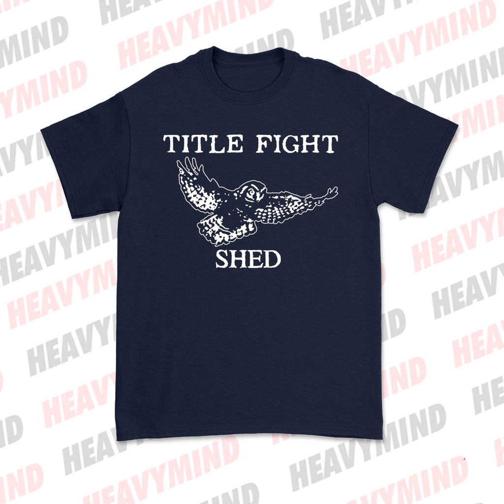 Kaos Band Title Fight Shed Navy Free Sticker