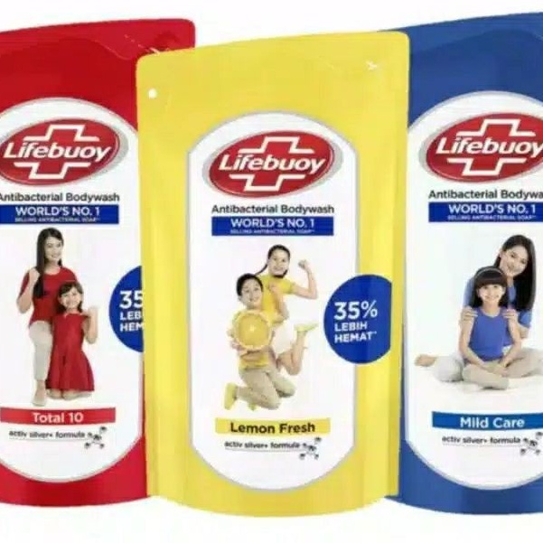 LIFEBUOY Refill 825ml - Sabun Mandi Cair lifeboy