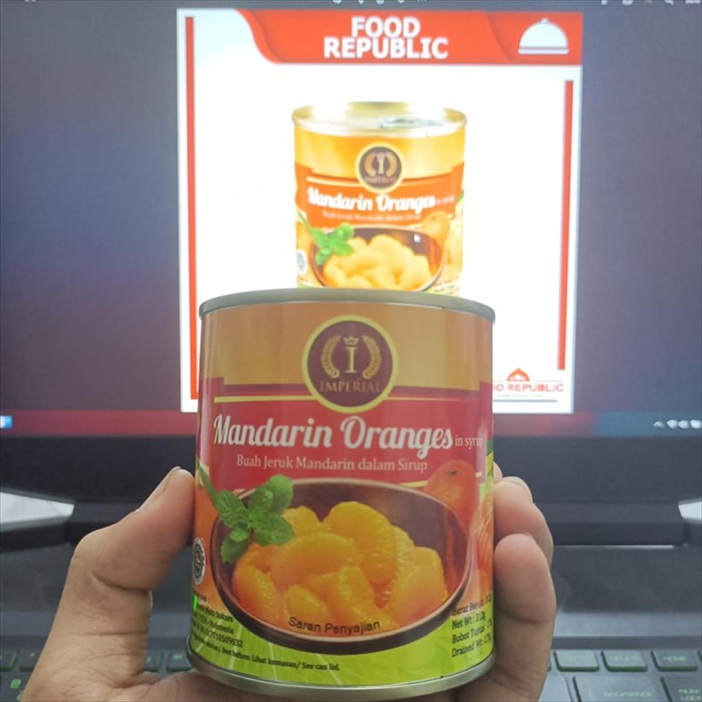 Imperial Mandarin Oranges In Syrup 312 gr Buah Jeruk Mandarin Dalam Sirup Halal