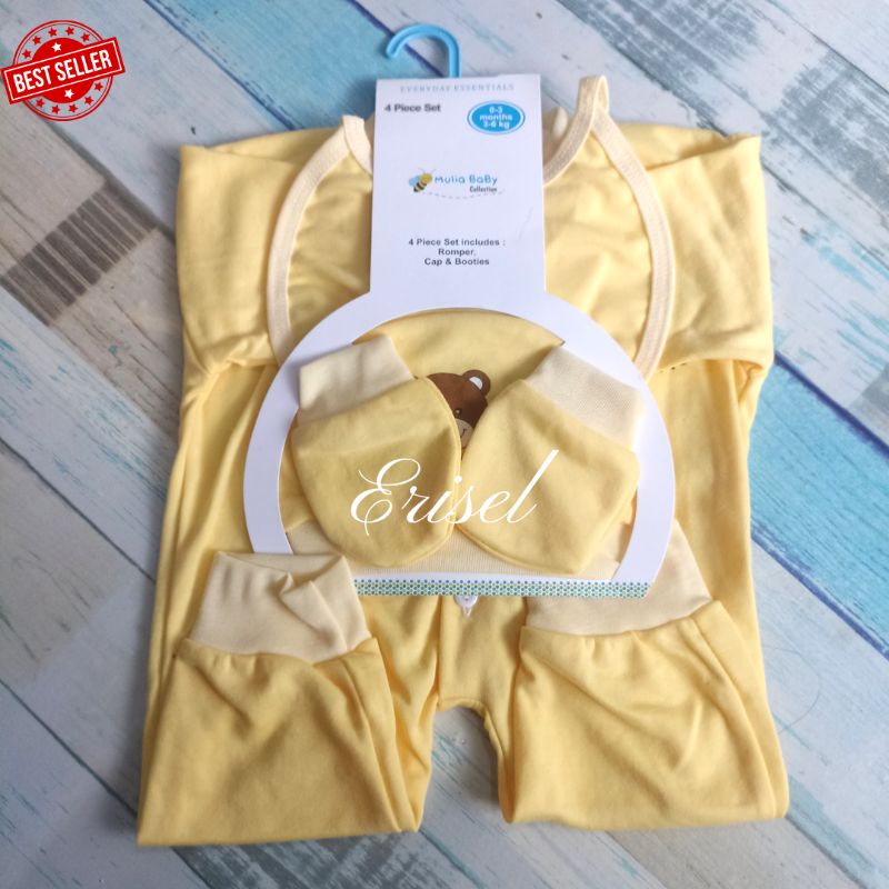 Jumper Set  Bayi 4 in 1 Polos Bodysuit Baby