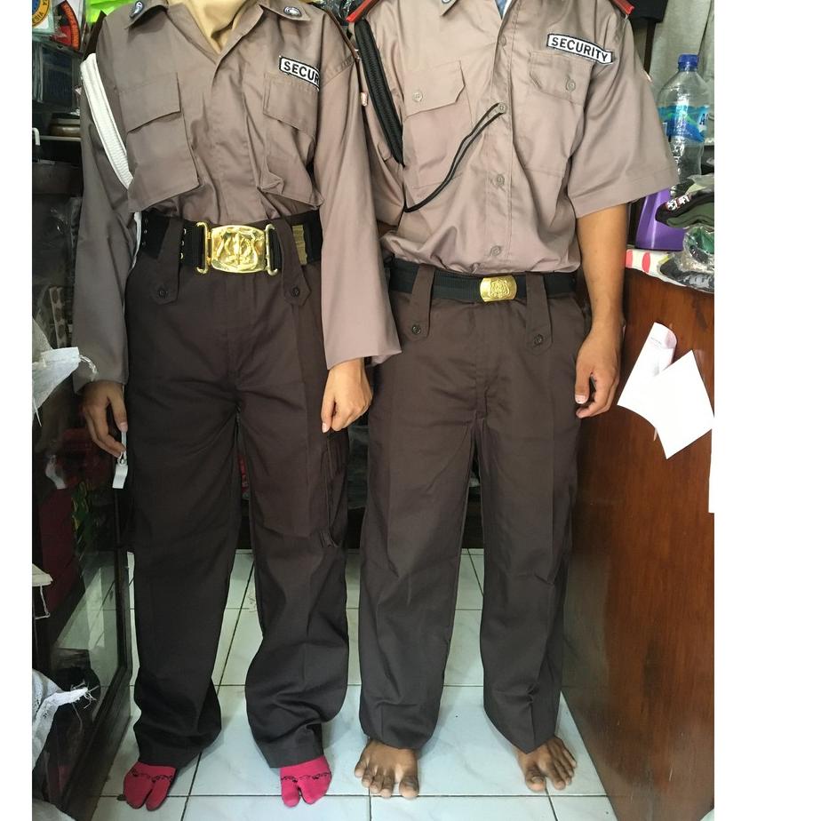 Langsung Atc Setelan PDH Satpam Baru PDH Security 2021 PDH Satpam Cokelat