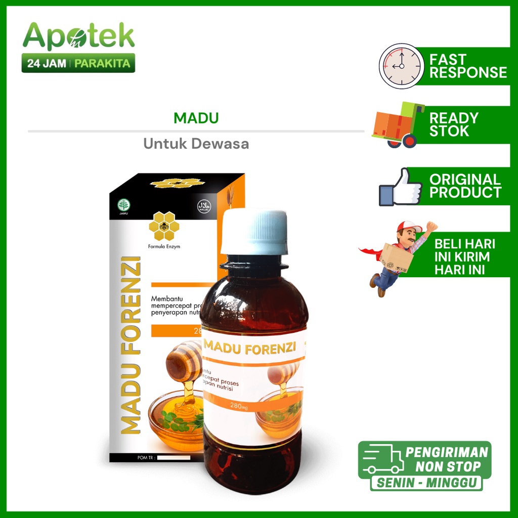 

Madu Enzim Forenzi/ Madu Forenzi Membantu Penyerapan Nutrisi