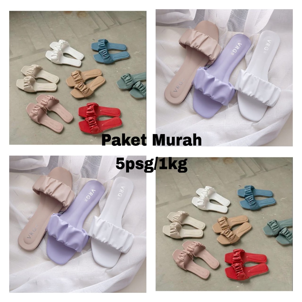 PAKET TERMURAH SANDAL WANITA F12 (5 PASANG)