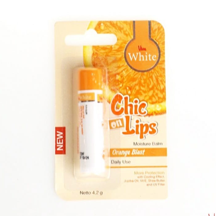 (JB99) Viva White Moisture Balm Chic On Lips - Tersedia 4 Varian Rasa (Intensive Use)