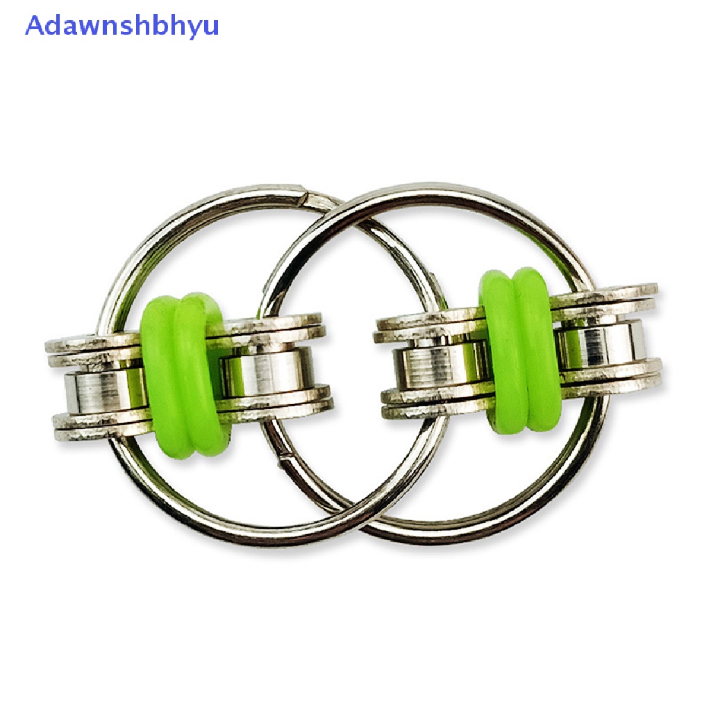 Adhyu Kunci Ring Hand Spinner Fidget Toy Untuk Autism Spinner Mengurangi Stress 5.5 * 2.8cm ID