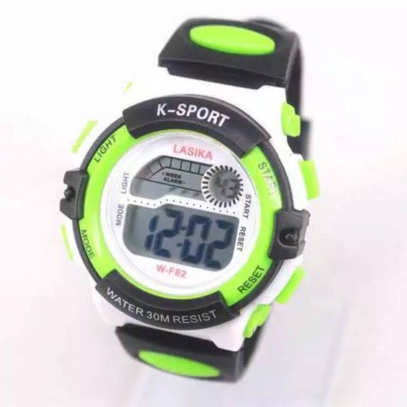 (Terima Cod)Jam Tangan unisex Lasika WF-82 Original Anti Air Strap Rubber/Karet(Dikirim Jakarta)