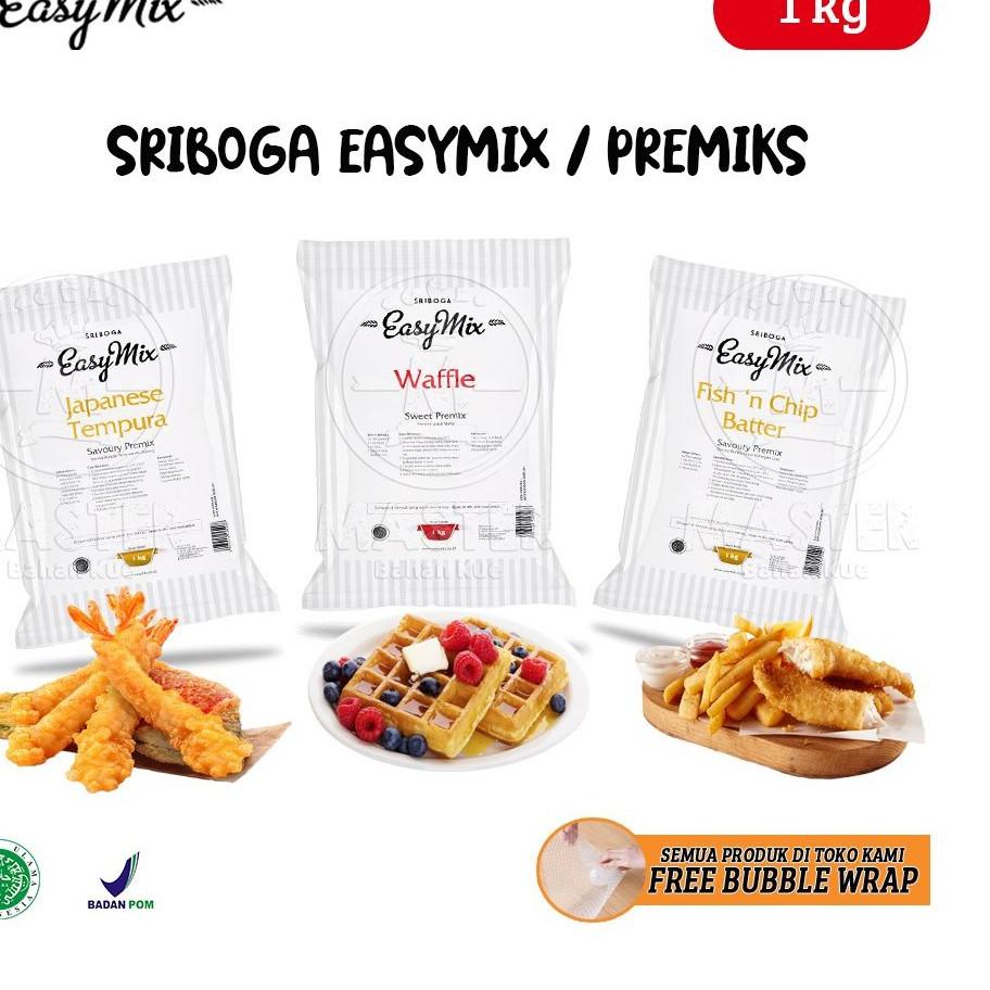 

EXCLUSIVE!Tepung Easy Mix Sriboga / Premix / Premiks Instan [1 Kg]|RA7