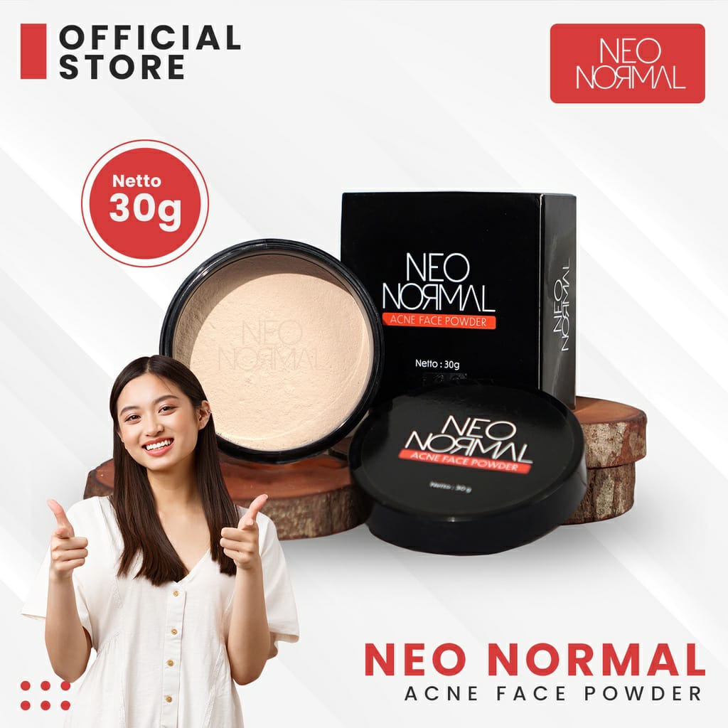 [ORIGINAL BONUS PARFUM] BEDAK JERAWAT - Bedak NEO NORMAL Acne face powder / LOOSE POWDER ORIGINAL