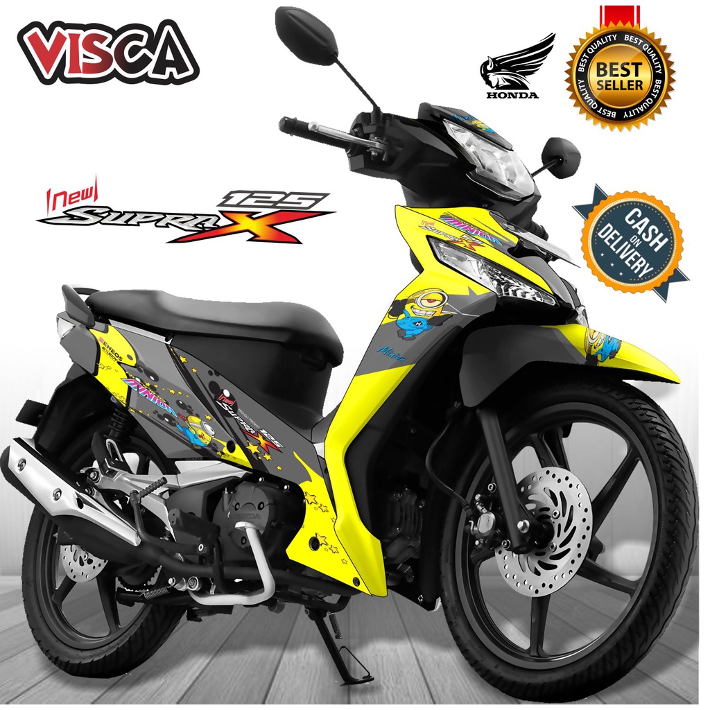 Decal Supra X 125 Fi Modif Keren Stiker Supra X 125 Fi Full Body Stiker Supra X 125 Fi Full Body Str