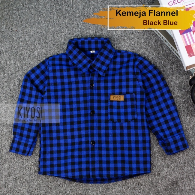 Kemeja Anak Flanel Laki-laki Lengan Panjang Best Seller 1-6 Tahun Broken Size