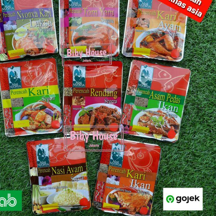 

TERLARIS BUMBU INSTAN MAK NYONYA Rendang/Kari/Laksa/NASI AYAM HALAL DAN PRAKTIS 100 GR 