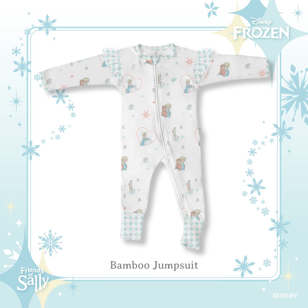 Friends of Sally x Disney Frozen Bamboo Baby Jumpsuit 18-24m