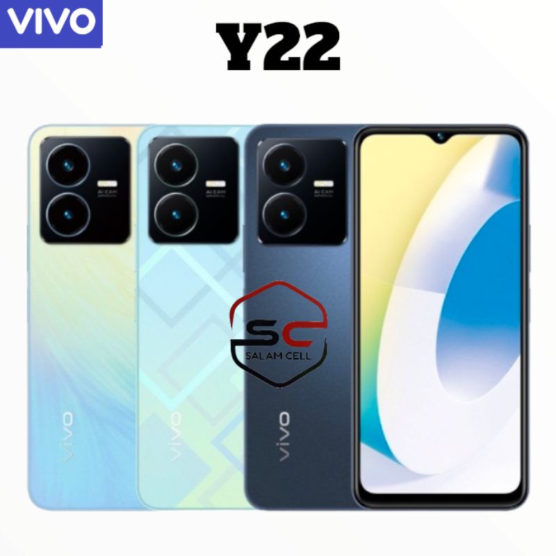 Vivo Y22 Ram 6+6/128GB Camera 50MP Helio G85 Gaming Procecor Garansi Resmi