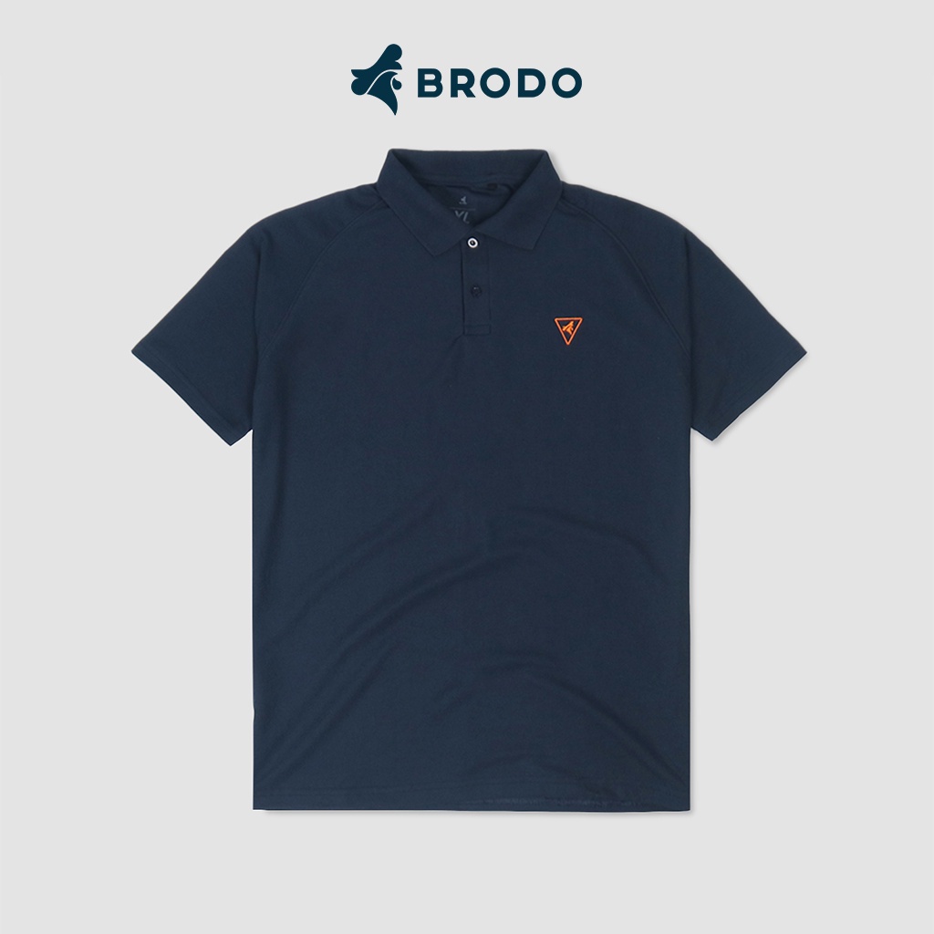 BRODO - Active Polo Shirt Navy Size S