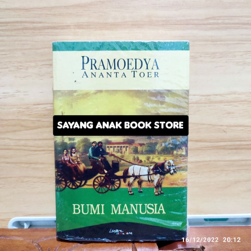 Jual BUKU NOVEL BUMI MANUSIA - PRAMOEDYA ANANTA TOER | Shopee Indonesia