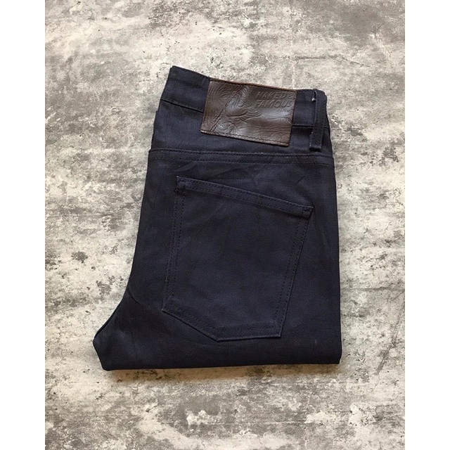 naked and famous Naked and famous waxed coated stretch second