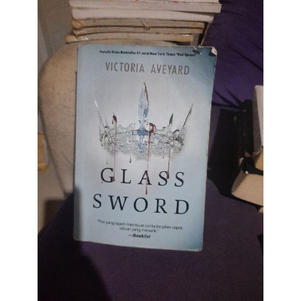 novel red queen 1 glass sword victoria aveyard preloved bahasa Indonesia