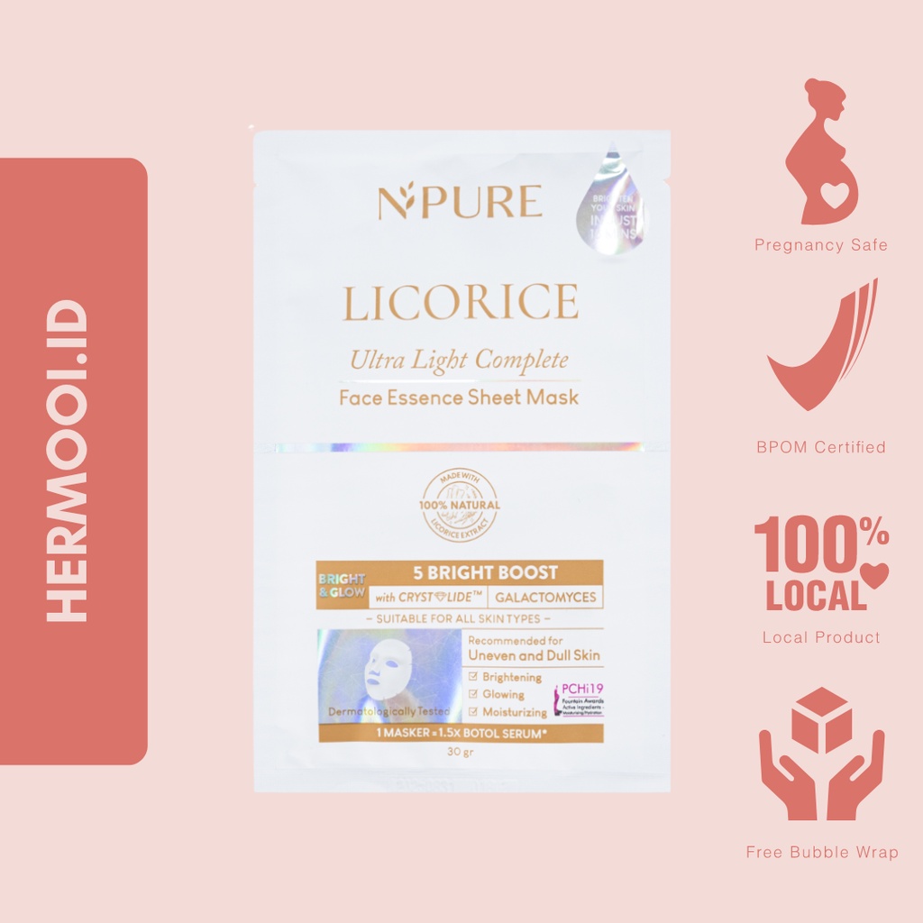 NPure Locorice Ultra Light Complete Face Essence