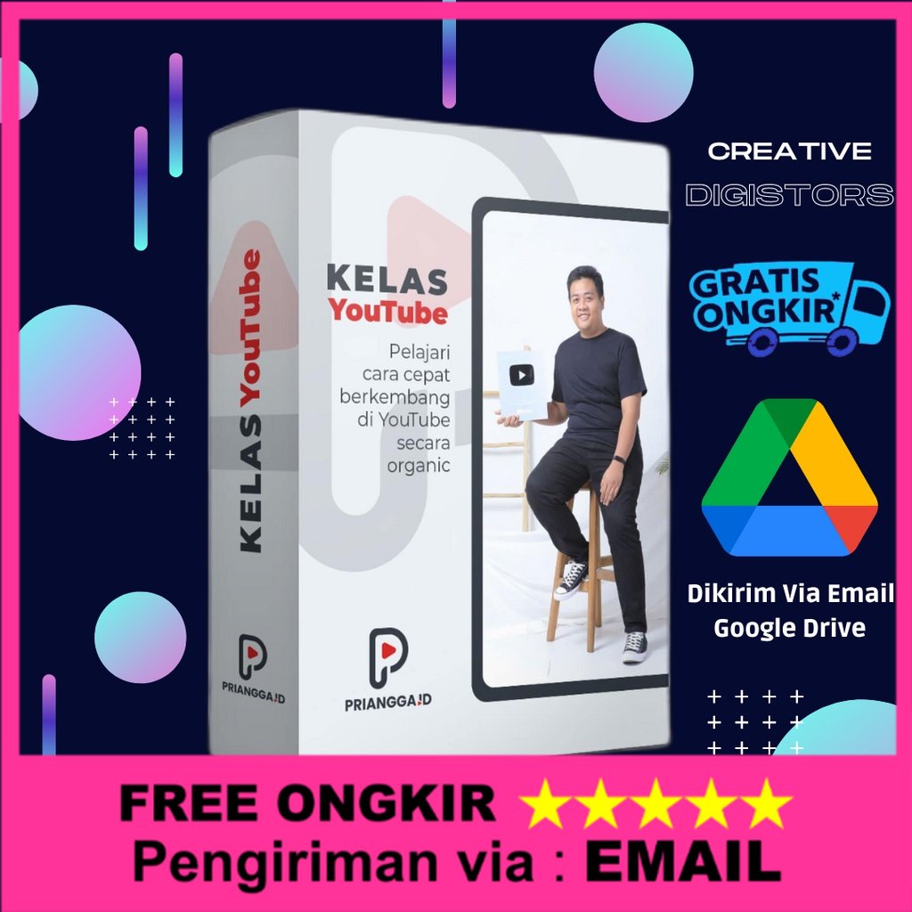Kelas Youtube Priangga - Kelas Konten YouTube Organik Lengkap l Bergaransi