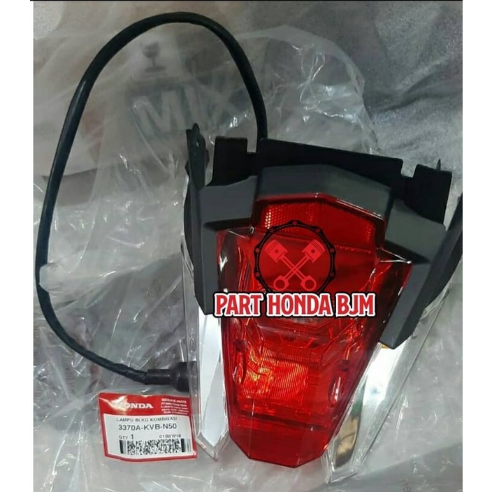3370A-KVB-N50  KACA LAMPU BELAKANG 1SET VARIO 110 KARBU TECHNO CBS LAMPU BELAKANG VARIO 110 TECHNO C