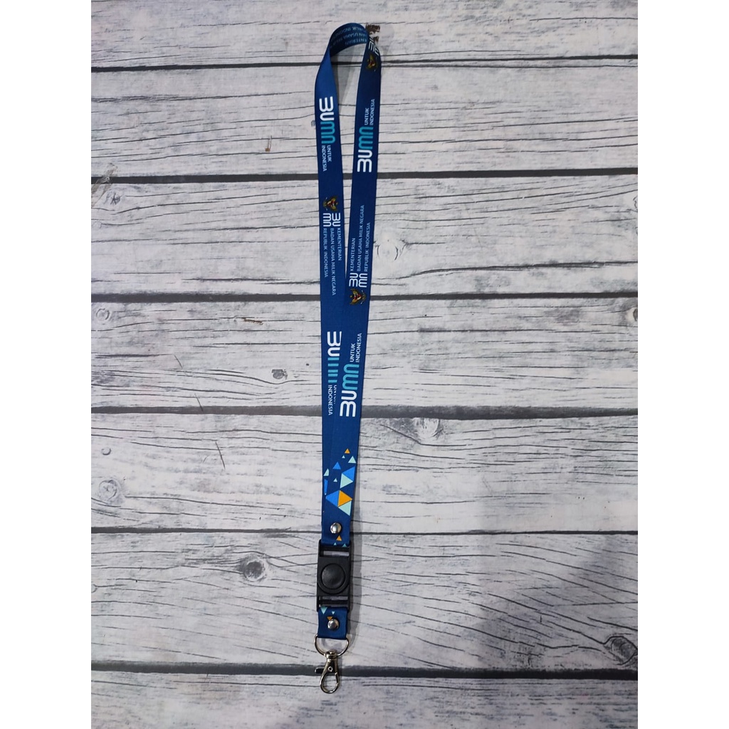 

Lanyard BUMN Garuda Full Biru/Lanyard Garuda BUMN Custom Full Printing/Merchandise BUMN