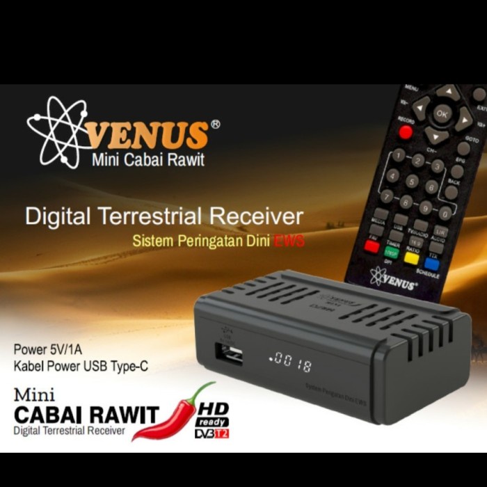 BISA COD SET TOP BOX STB TV DIGITAL VENUS MINI NEW CABAI RAWIT NEW BRIO /SET TOP BOX TV DIGITAL/SET