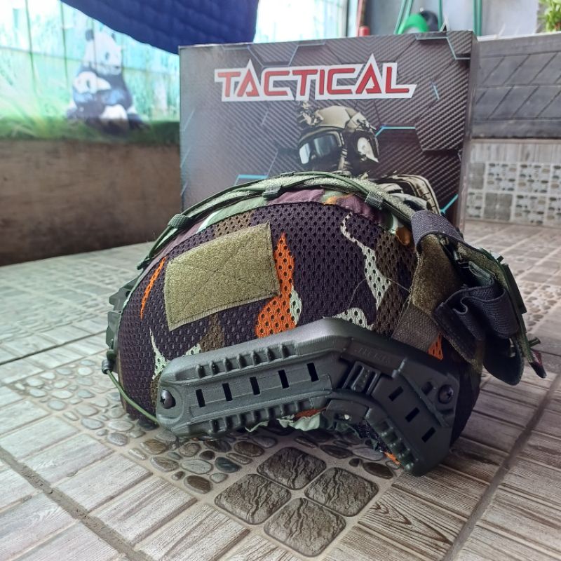 Helm Tactical Mich 2001 Cover Loreng Brimob