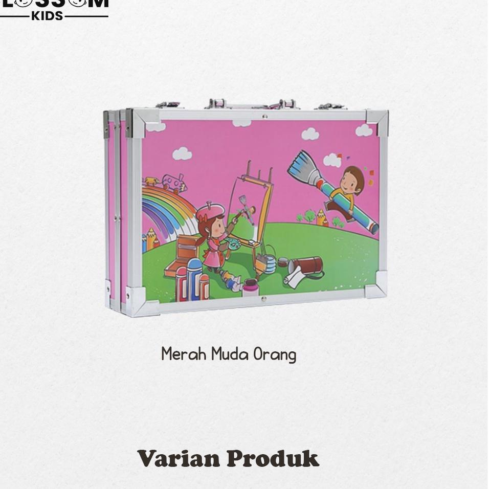 

Kualitas Import Crayon Art Set Koper Besi 145pcs Crayon Oil Paste Krayon Mewarnai Pensil Warna Cair Perlengkapan Tulis Sekolah - Blossom Kids [BNG]