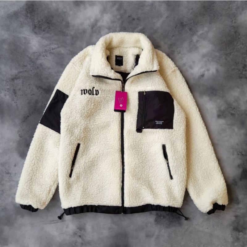JACKET ZIPPER BULU SHERPA ORIGINAL WOLVPACK UNISEX