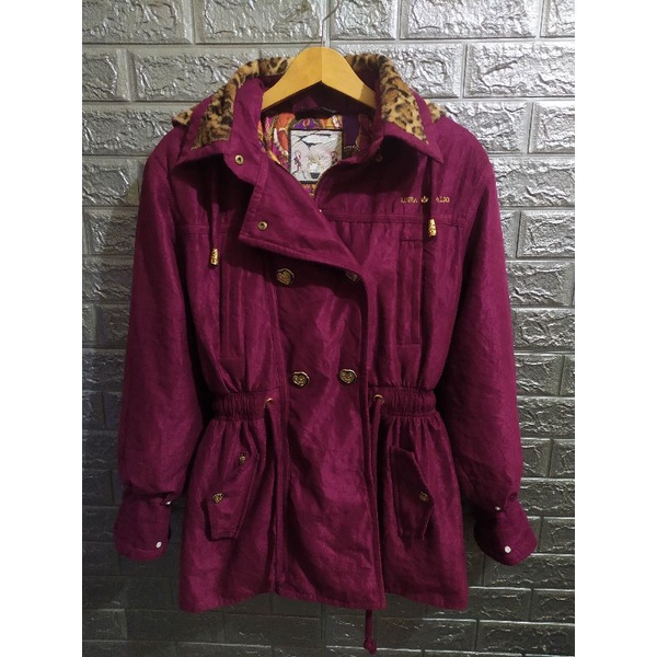 Jaket Corduroy wanita size fit L second