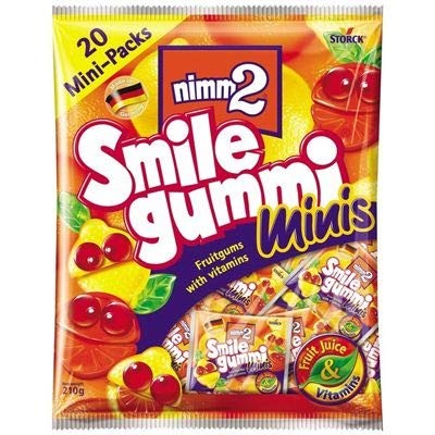 

Widyatmogrosir - Nimm 2 Smile Gummi Minis Fruit Gummies Candy (Snack Import Germany)