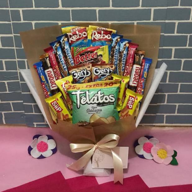 

6.6 Promo Brand BK030 (READY STOCK) BISA KIRIM DI HARI YANG SAMA -BOUQUET SNACK / BUCKET SNACK / BUKET MAKANAN / SNACK BUKET-