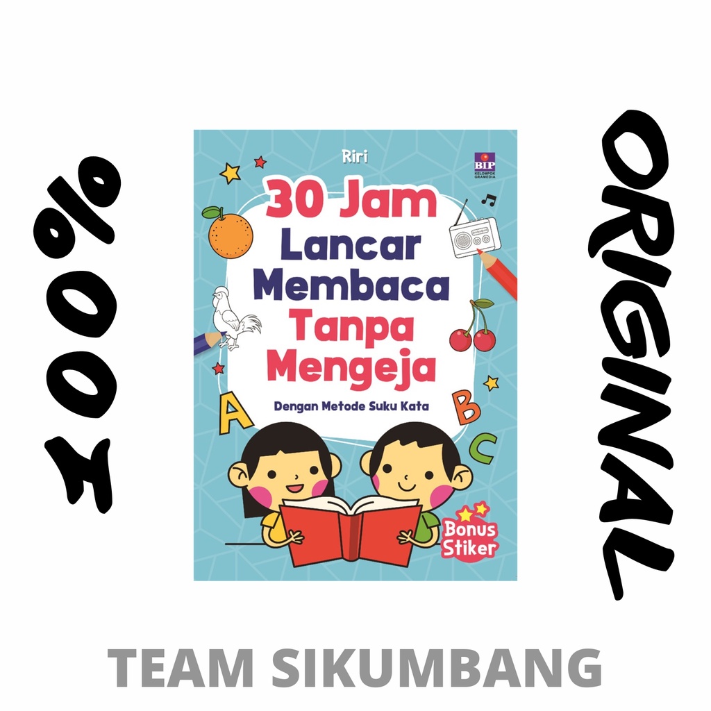 Buku 30 Jam Lancar Membaca Tanpa Mengeja