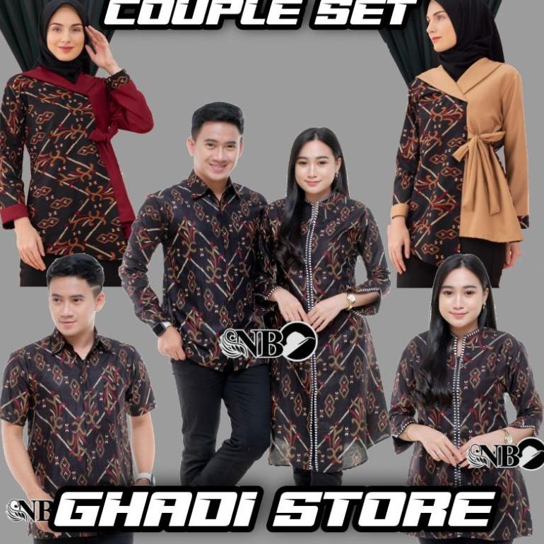 [TJP.22De22ѕ] Batik Couple | Batik Couple Modern | Baju Batik Couple | Batik Tunik Couple
