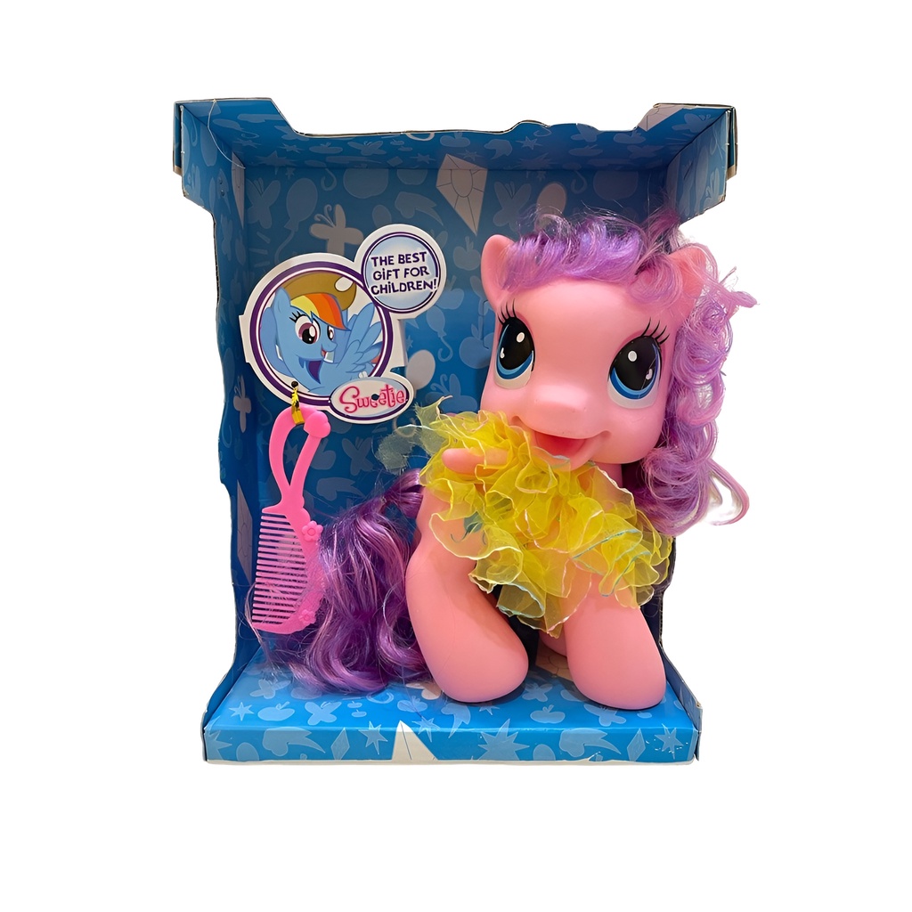 Mainan Kuda Pony Lampu &amp; Musik | Mainan Anak Perempuan 2-3-4-5-6-7 Tahun Pretty Horse Pony | Kado Ulang Tahun Anak Cewek