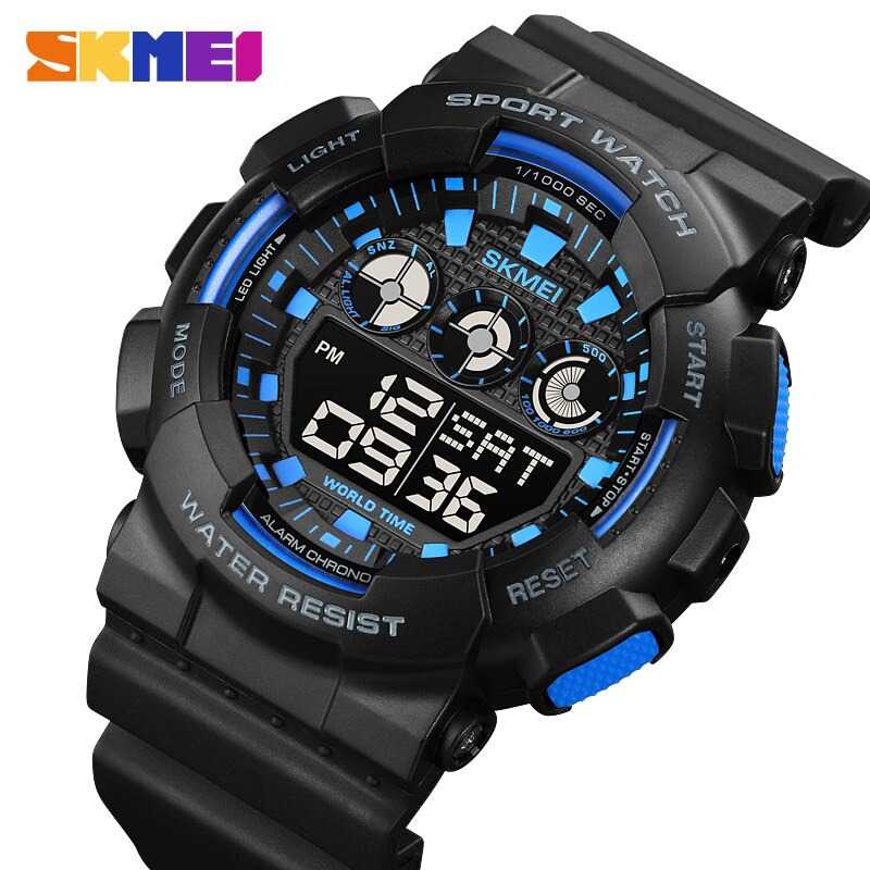 SKMEI Jam Tangan Digital Pria Waterproof 50M- 1857