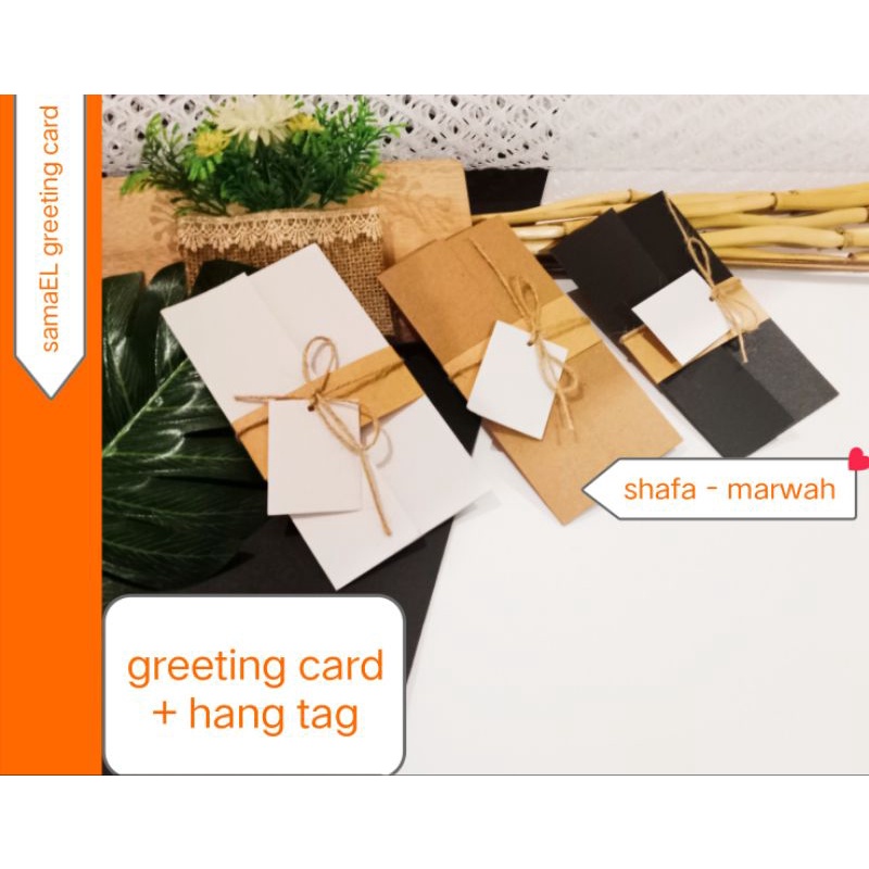 

PROFESSIONAL GREETING CARD + HANG TAG | original vintage . shopee indonesia..